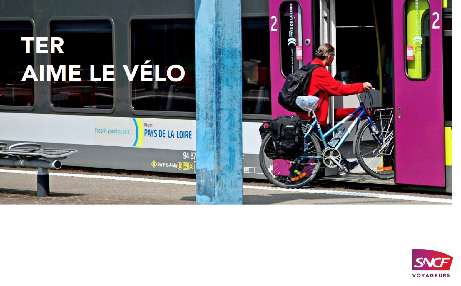 Vélo, TER aime le vélo, SNCF Voyageurs, partenaires,