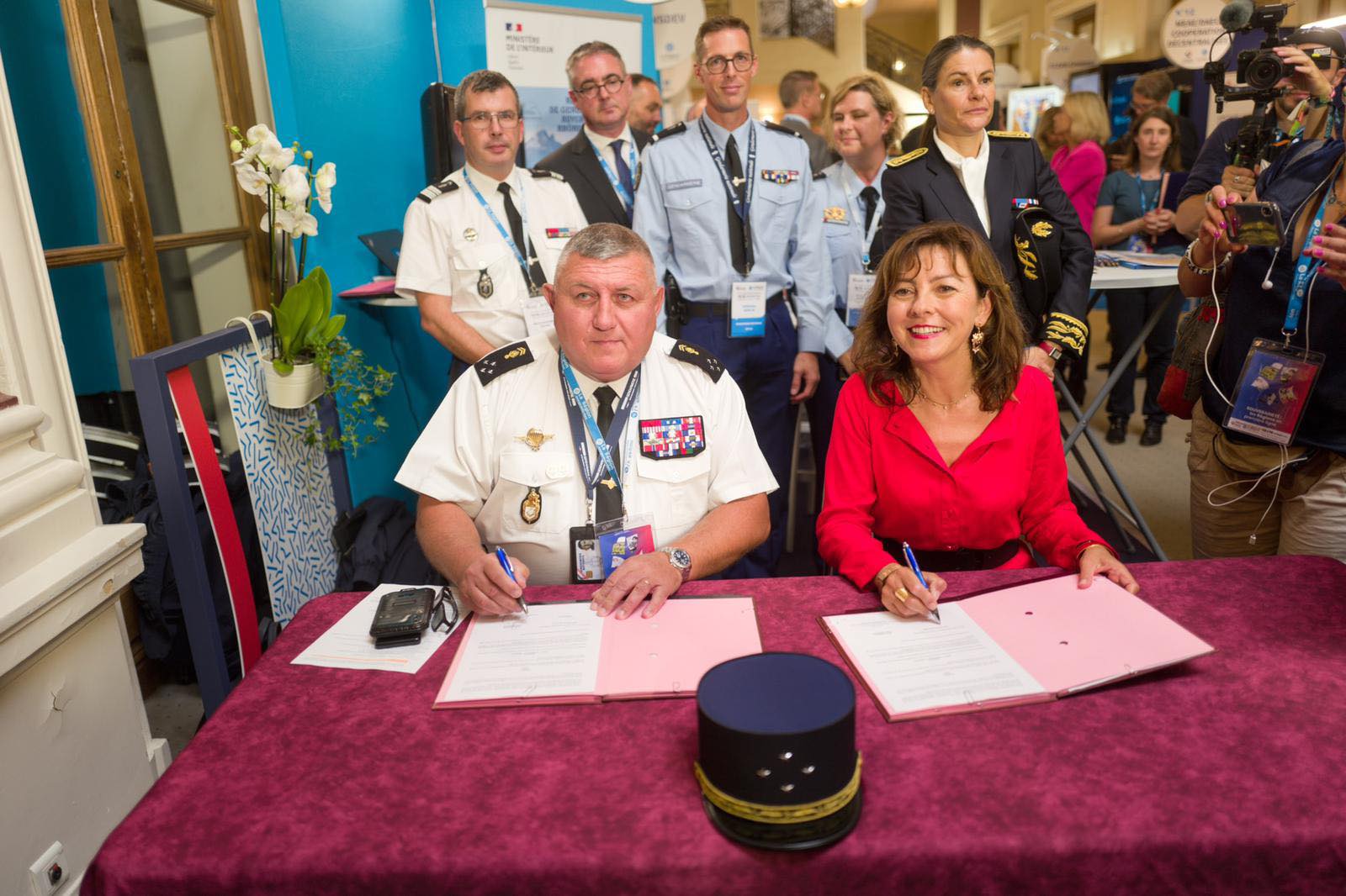 Carole Delga, Gendarmerie Nationale, Signature convention