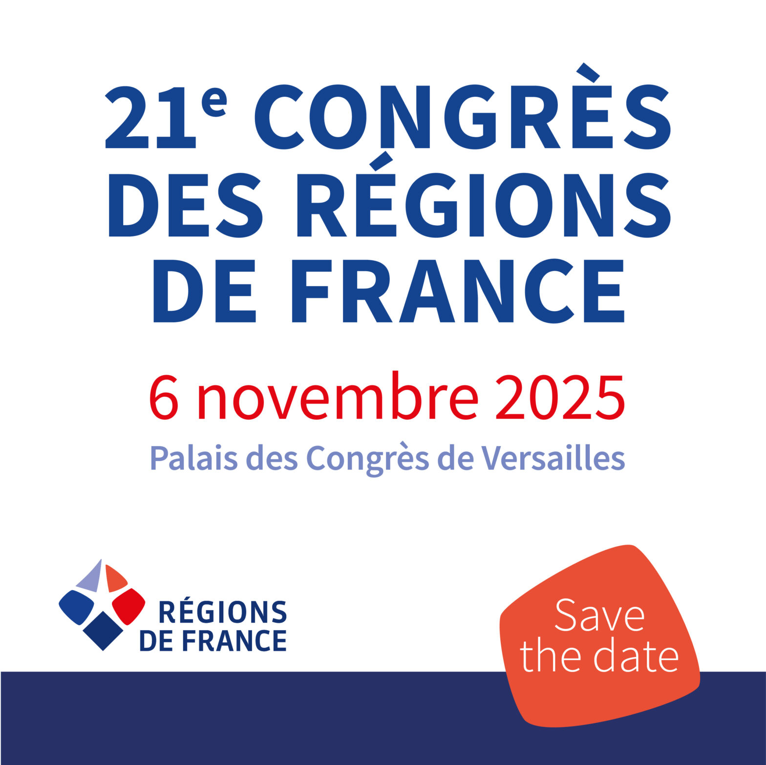 SAVE THE DATE, CONGRES 2025
