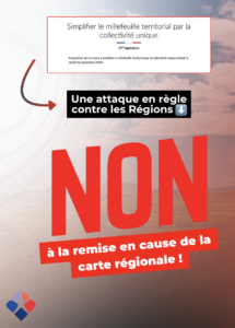 Conseil des Régions : Délibération en date du 27 mars 2026
