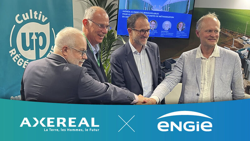 Axéréal et ENGIE Gaz Renouvelables s’associent pour développer des unités de méthanisation en Centre-Val de Loire